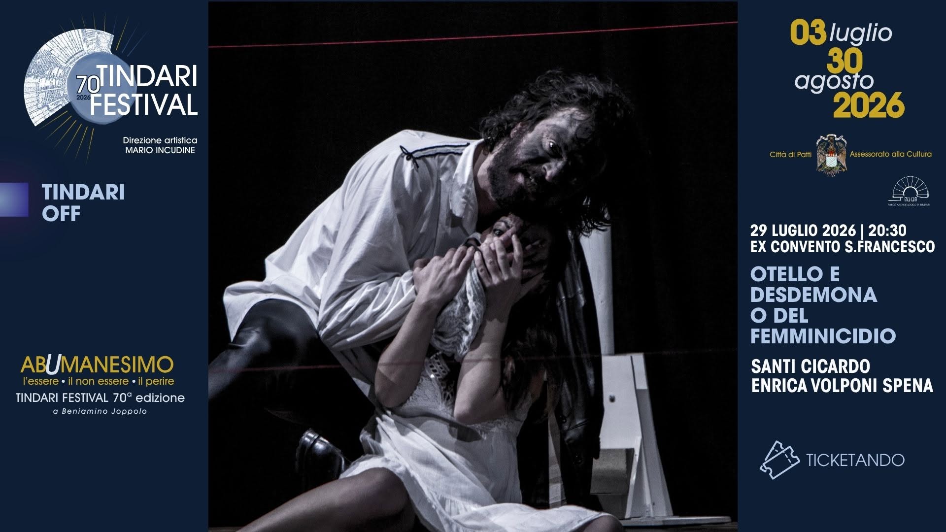 OTELLO E DESDEMONA  o del Femminicidio