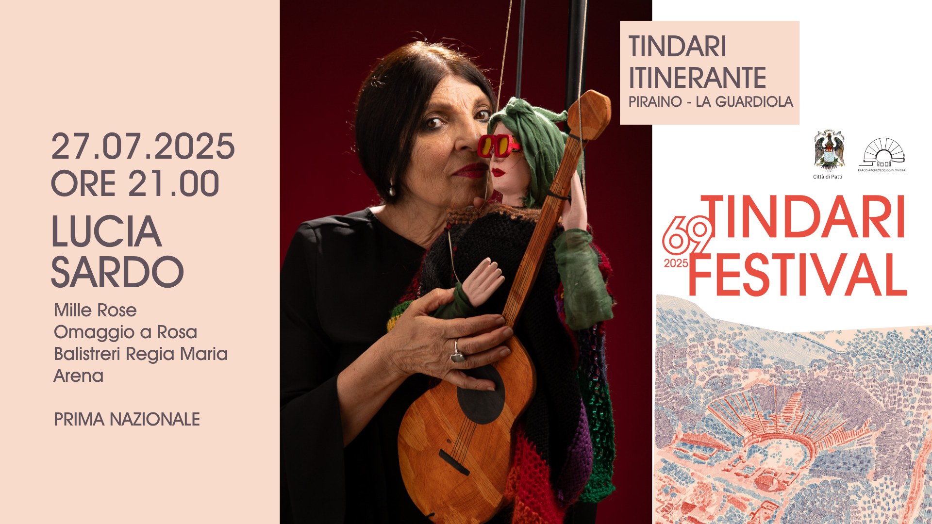 Tindari Fest 2025 Itinerante: Lucia Sardo