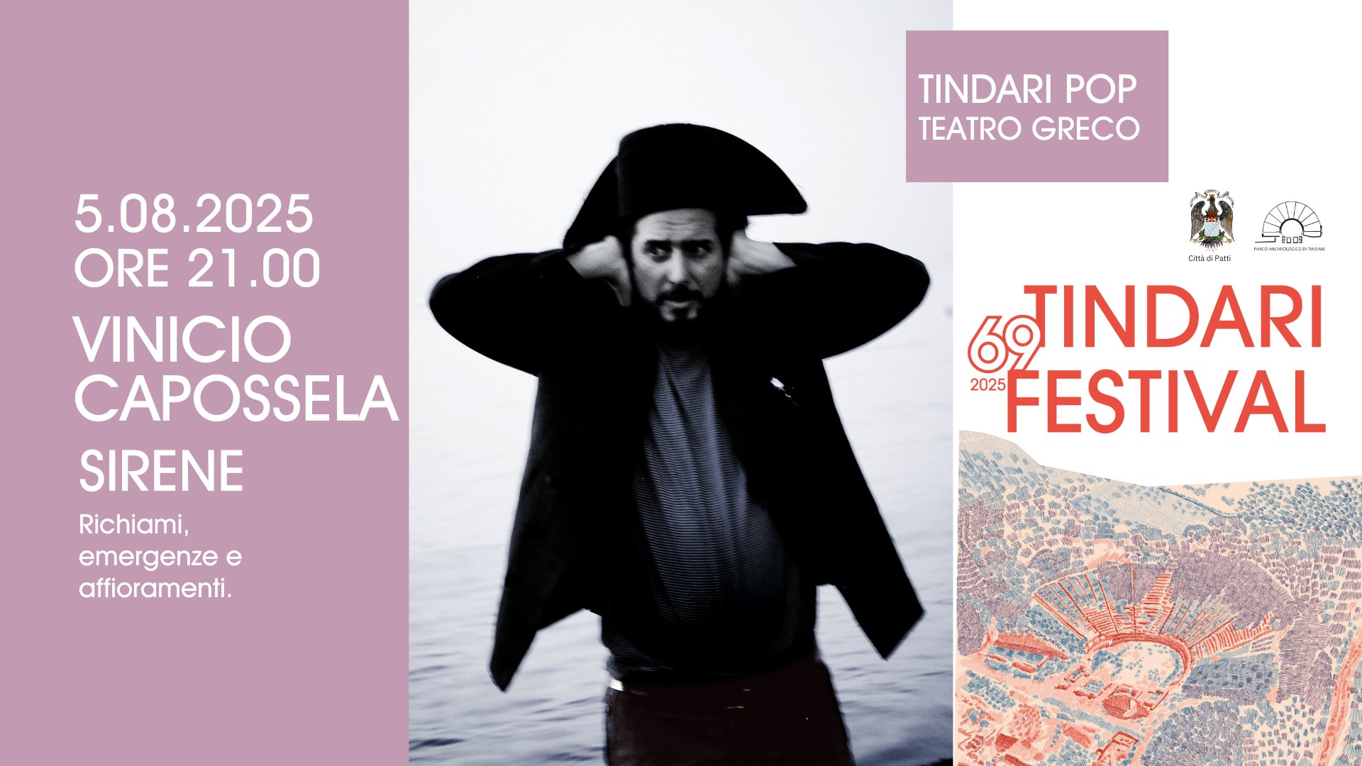 Tindari Festival 2025: Vinicio Capossela 'Sirene'